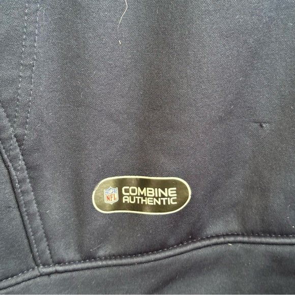 NFL New Era New England Patriots Navy Hoodie Large - Picture 2 of 6